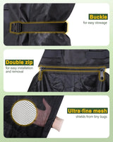 Van Bug Screen Fit For Ford Transit Rear Door Medium Roof Mosquito Net - MELIPRON