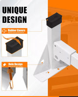 Melipron 2 Crossbars Van Roof Ladder Racks-7