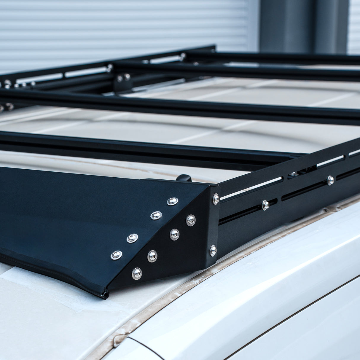 Aluminum Van Roof Rack Pro for Ford Transit 148" with Wind Fairing - MELIPRON-11