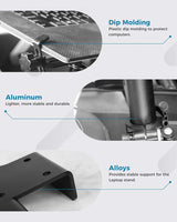 Aluminum Passenger Seat Laptop Mount for Ford Bronco - MELIPRON