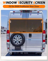 2Pcs Rear Security Window Screens Molle Panel for RAM ProMaster - MELIPRON