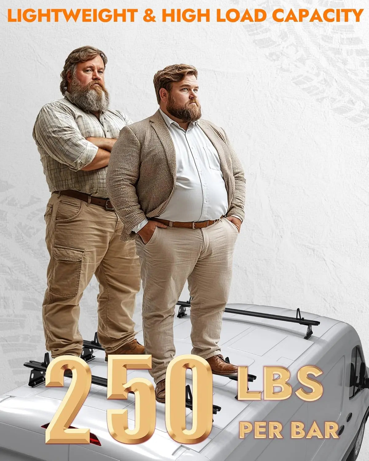 Aluminum Van Roof Rack Fit for Ford Transit Connect, RAM Promaster City, Nissan NV200, Chevy City Express-8