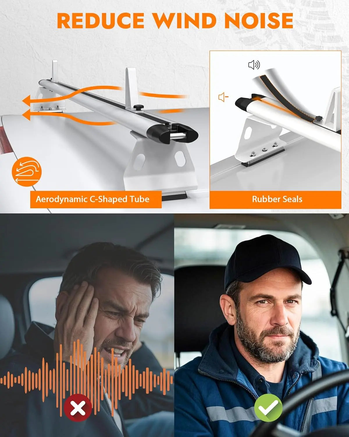 Aluminum Van Roof Rack Fit for Ford Transit, Ram Promaster, Nissan NV-3