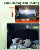 Van Bug Screen Fit For Ford Transit Rear Door Medium Roof Mosquito Net - MELIPRON