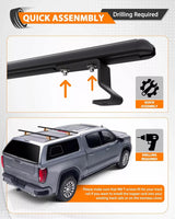 Melipron Aluminum Truck Topper Rack for Trailer Van Pickup-10