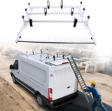 Melipron Van Roof Ladder Racks with Wind Deflector-9